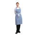 Whites Bib Apron Blue & White Check Whites Chefs Clothing