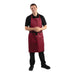 Whites Bib Apron Burgundy Whites Chefs Clothing