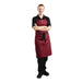 Whites Bib Apron Burgundy Whites Chefs Clothing