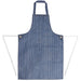 Whites Water Resistant Bib Apron Blue and White Whites Chefs Clothing