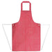 Whites Water Resistant Bib Apron Red And White Stripe Whites Chefs Clothing
