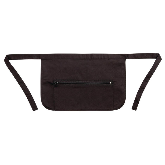 Whites Unisex Money Pocket With Zip Black Whites Chefs Clothing