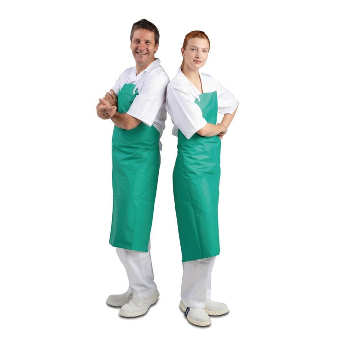 Whites Heavy Duty Waterproof Apron Green Whites Chefs Clothing