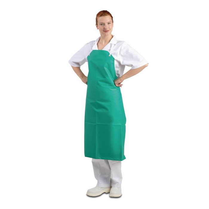 Whites Heavy Duty Waterproof Apron Green Whites Chefs Clothing