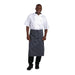 Whites Butchers Stripe Waist Apron Blue/White Whites Chefs Clothing