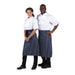 Whites Butchers Stripe Waist Apron Blue/White Whites Chefs Clothing