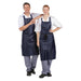 Whites Light Duty Water Resistant Bib Apron Blue Whites Chefs Clothing