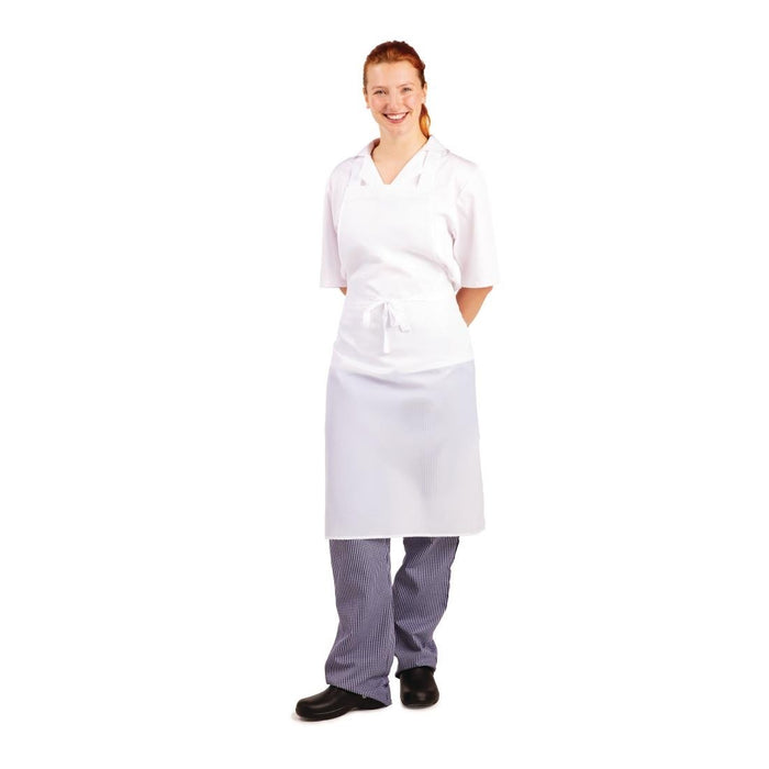 Whites Water Resistant Bib Apron White Whites Chefs Clothing