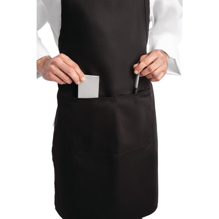 Chef Works Bib Apron Black Chef Works