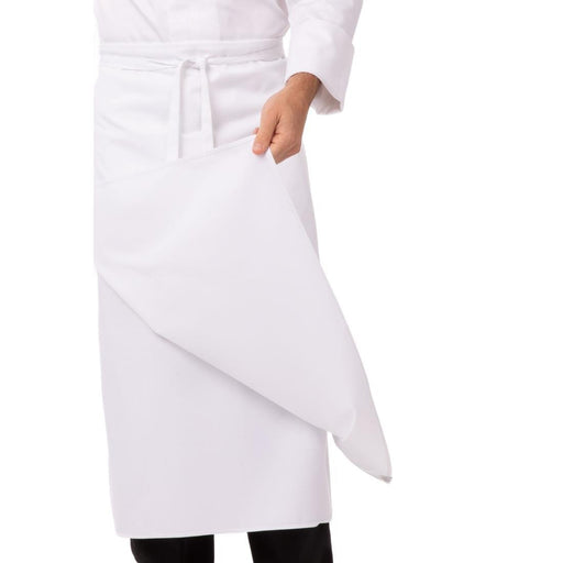 Chef Works Long Four Way Waist Apron White Chef Works