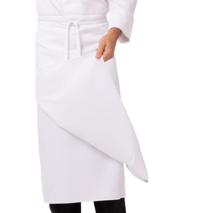 Chef Works Long Four Way Waist Apron White Chef Works
