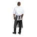 Whites Butchers Stripe Waist Apron Black/White Whites Chefs Clothing
