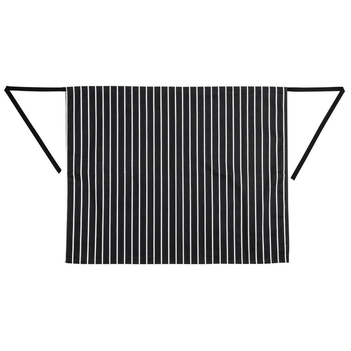 Whites Butchers Stripe Waist Apron Black/White Whites Chefs Clothing
