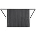 Whites Butchers Stripe Waist Apron Black/White Whites Chefs Clothing