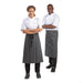 Whites Butchers Stripe Waist Apron Black/White Whites Chefs Clothing