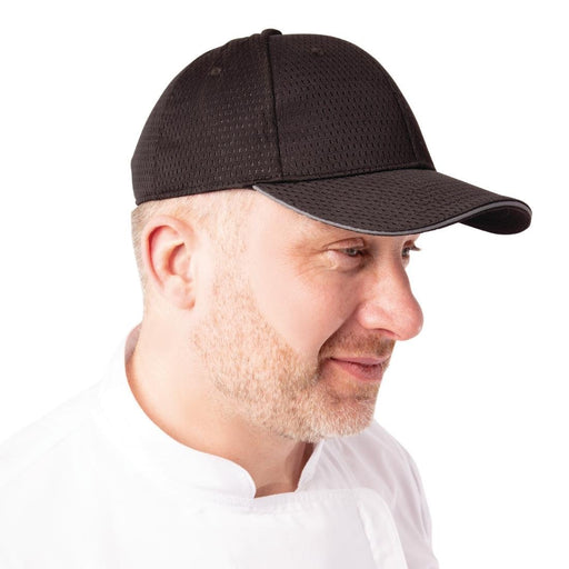 Size: One size fits all. Colour: Black with Grey Trim. Material: Polycotton