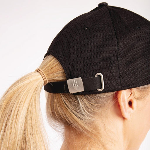 Chef Works Cool Vent Baseball Cap Black with Red Chef Works