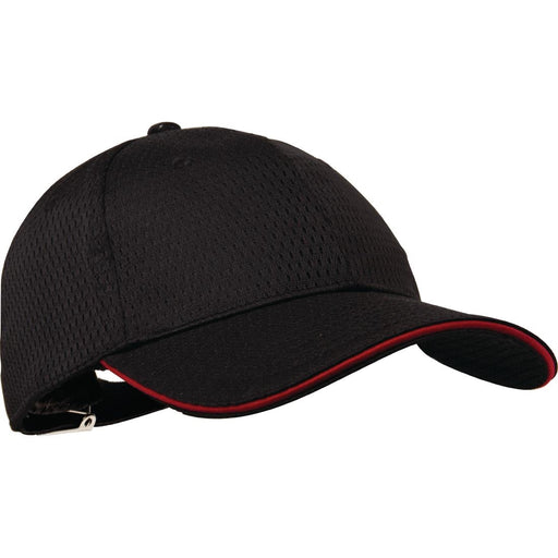 Size: One size fits all. Colour: Black with Red Trim. Material: Polycotton