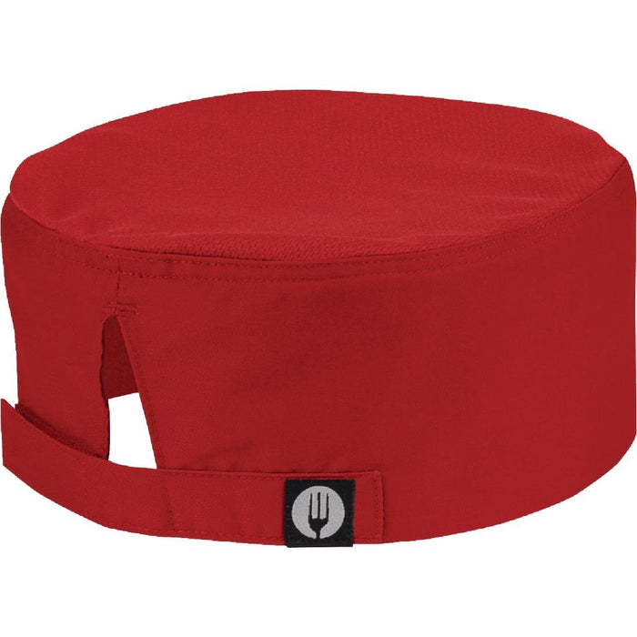Size: One size fits all. Colour: Red. Material: Polycotton