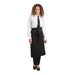 Whites Regular Waist Apron Black Whites Chefs Clothing
