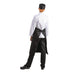 Whites Regular Waist Apron Black Whites Chefs Clothing