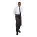 Whites Regular Waist Apron Black Whites Chefs Clothing