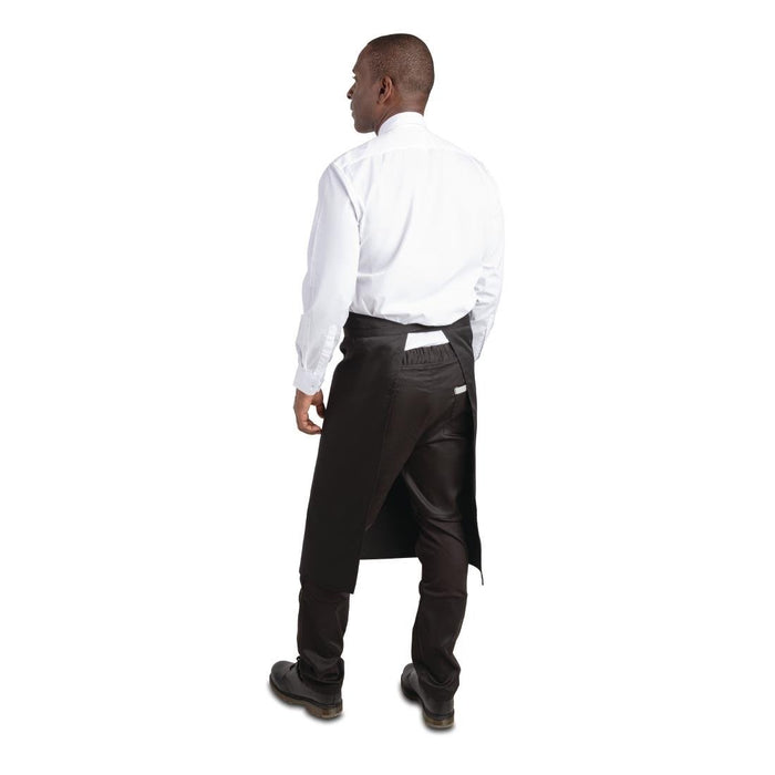 Whites Regular Waist Apron Black Whites Chefs Clothing