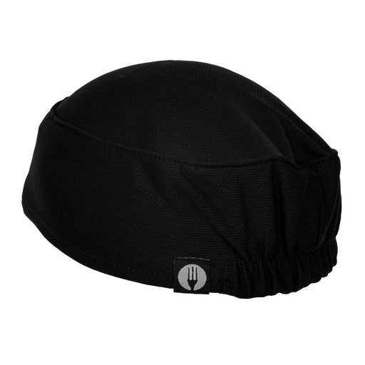 One size fits all. Colour: Black. Material: Polyester. Sweatband: Cotton