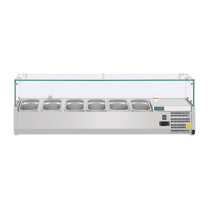 Polar G-Series Countertop Prep Fridge 6x 1/4GN Polar