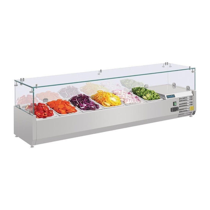 Polar G-Series Countertop Prep Fridge 6x 1/4GN Polar