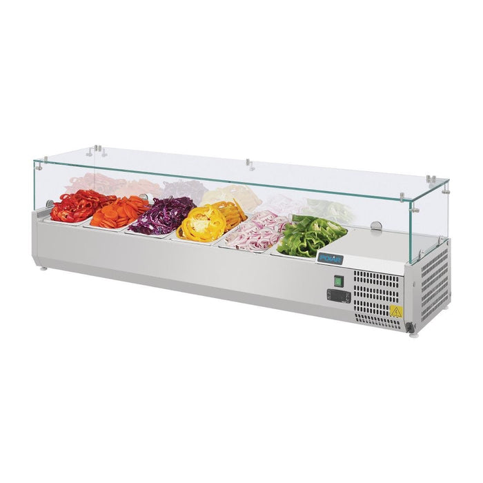 Polar G-Series Countertop Prep Fridge 6x 1/4GN Polar