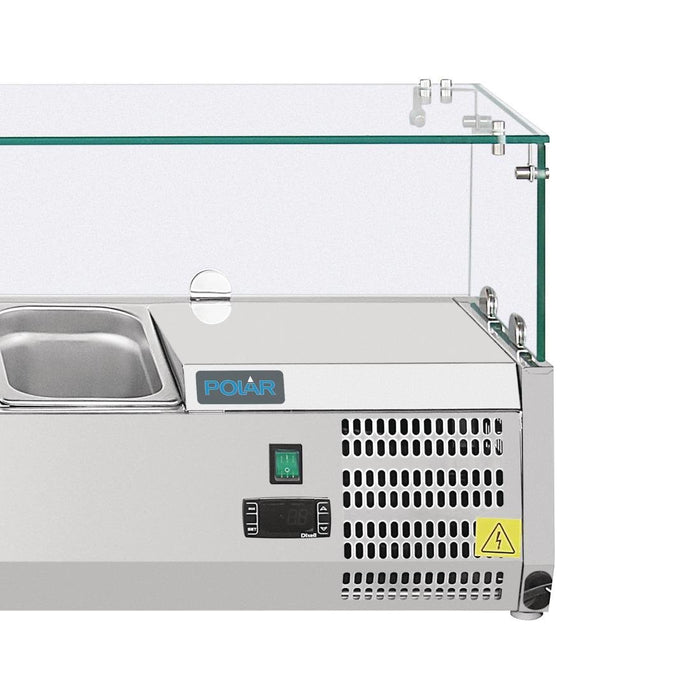 Polar G-Series Countertop Prep Fridge 6x 1/4GN Polar