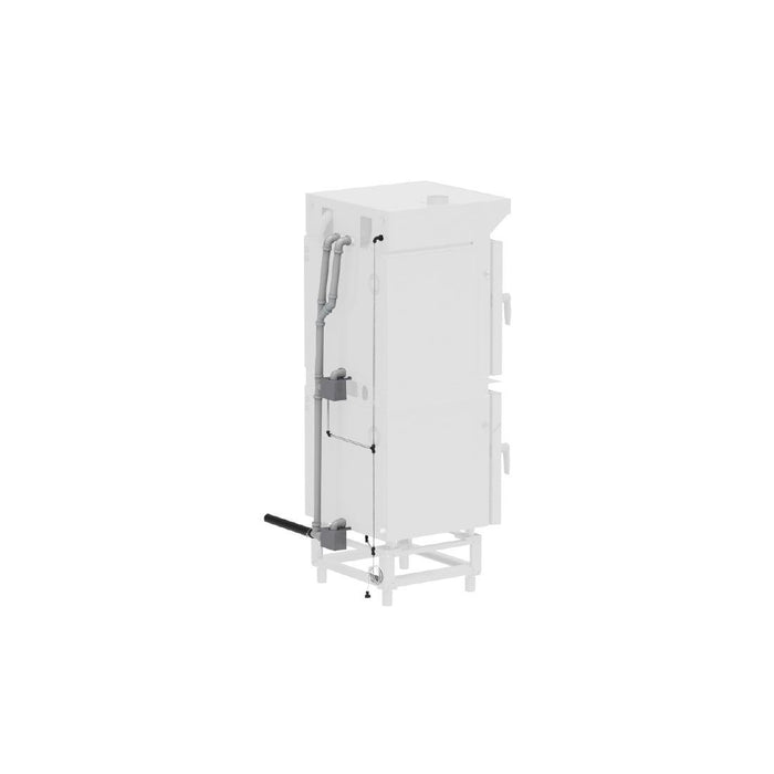 Buffalo Freestanding Smart Touchscreen Combi Oven 7x GN 1/1 with Installation Kit & Extraction Hood Buffalo