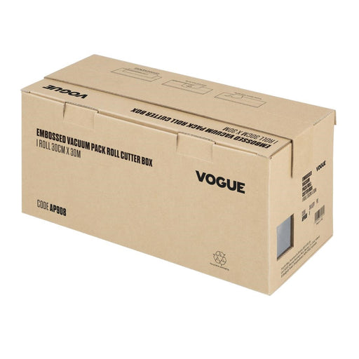 Vogue Vacuum Pack Roll with Cutter Box (Embossed) 300mm width Vogue