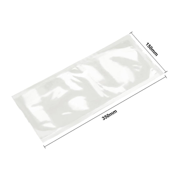 Vogue Compostable Chamber Vacuum Pack Bags 150x350mm (100 Pack) Vogue
