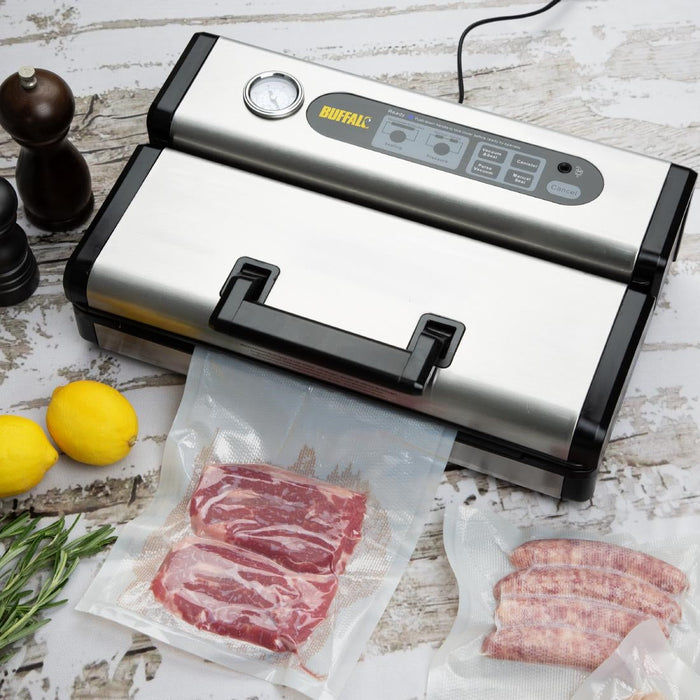 Vogue Compostable Embossed Vacuum Sealer Bags 200x300mm (50 Pack) Vogue