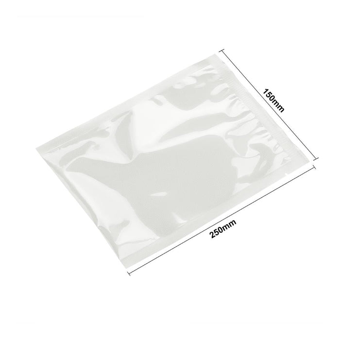 Vogue Compostable Embossed Vacuum Sealer Bags 150x250mm (50 Pack) Vogue