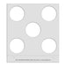 Fits HZ179. 5 circles 35mm macaron tray