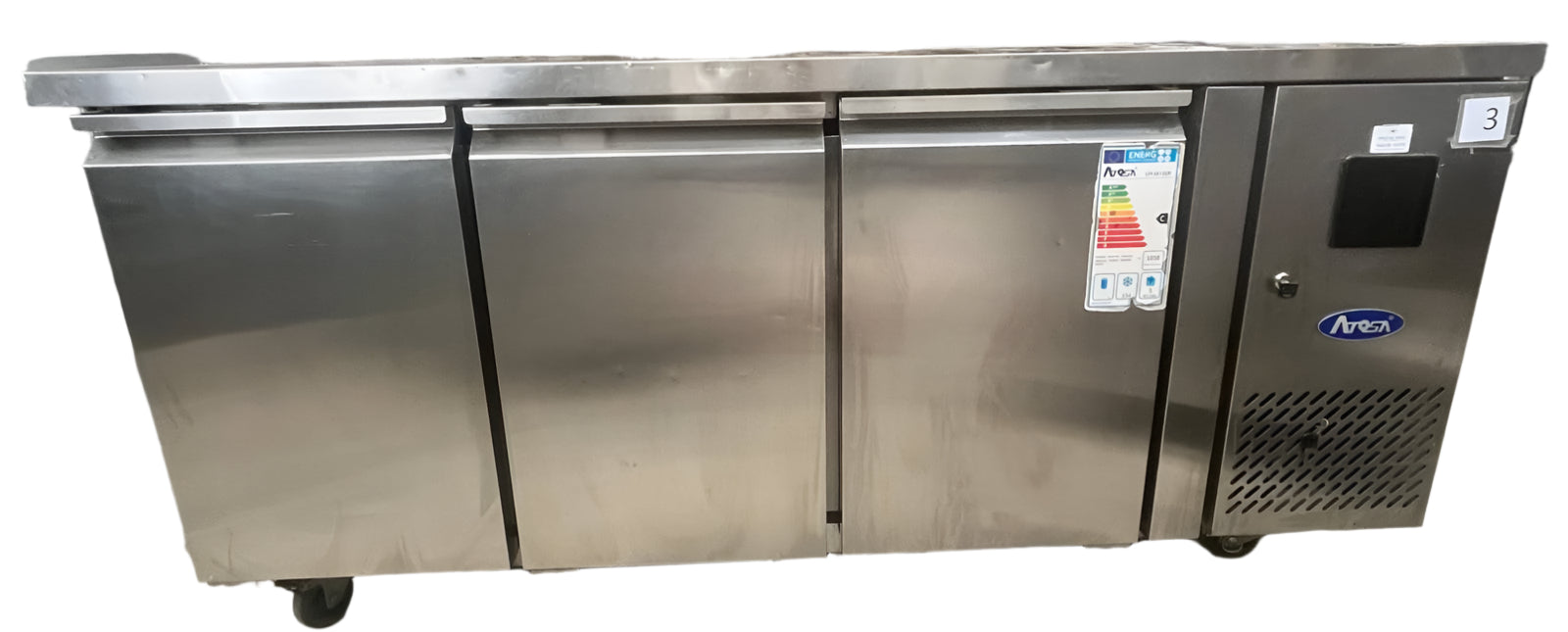Commercial Atosa EPF3472 Three Door Heavy Duty Counter Freezer-Refurbished Canmac Refurbished