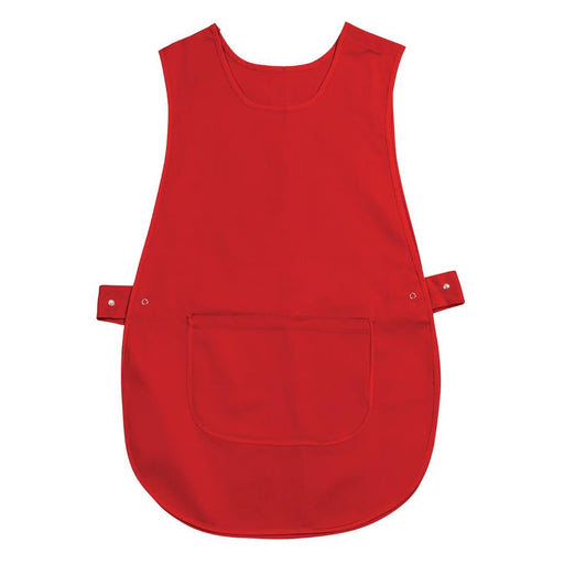 Whites Tabard With Pocket Red Whites Chefs Clothing