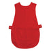 Whites Tabard With Pocket Red Whites Chefs Clothing