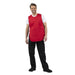 Whites Tabard With Pocket Red Whites Chefs Clothing