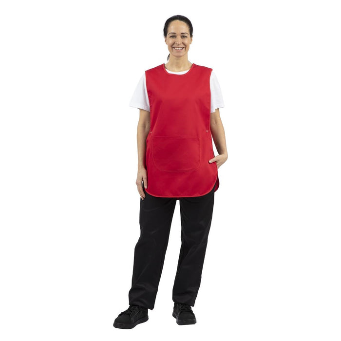 One Size. Red Polycotton