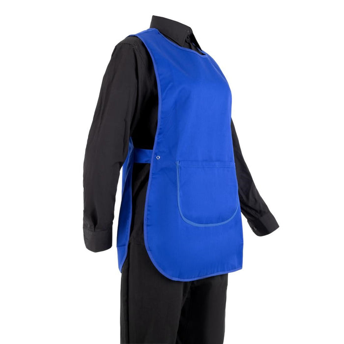 Whites Tabard With Pocket Royal Blue Whites Chefs Clothing