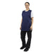 Tabard With Pocket Navy Blue Whites Chefs Clothing