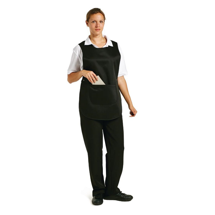 One Size. Black Polyester Cotton