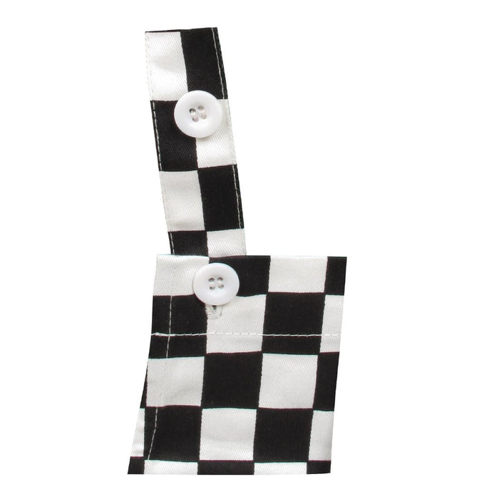 Whites Childrens Bib Apron Big Black and White Check Whites Chefs Clothing
