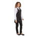 Whites V Neck Service Apron Black Whites Chefs Clothing