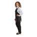 Whites V Neck Service Apron Black Whites Chefs Clothing