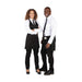 Whites Short Bistro Apron Black Whites Chefs Clothing
